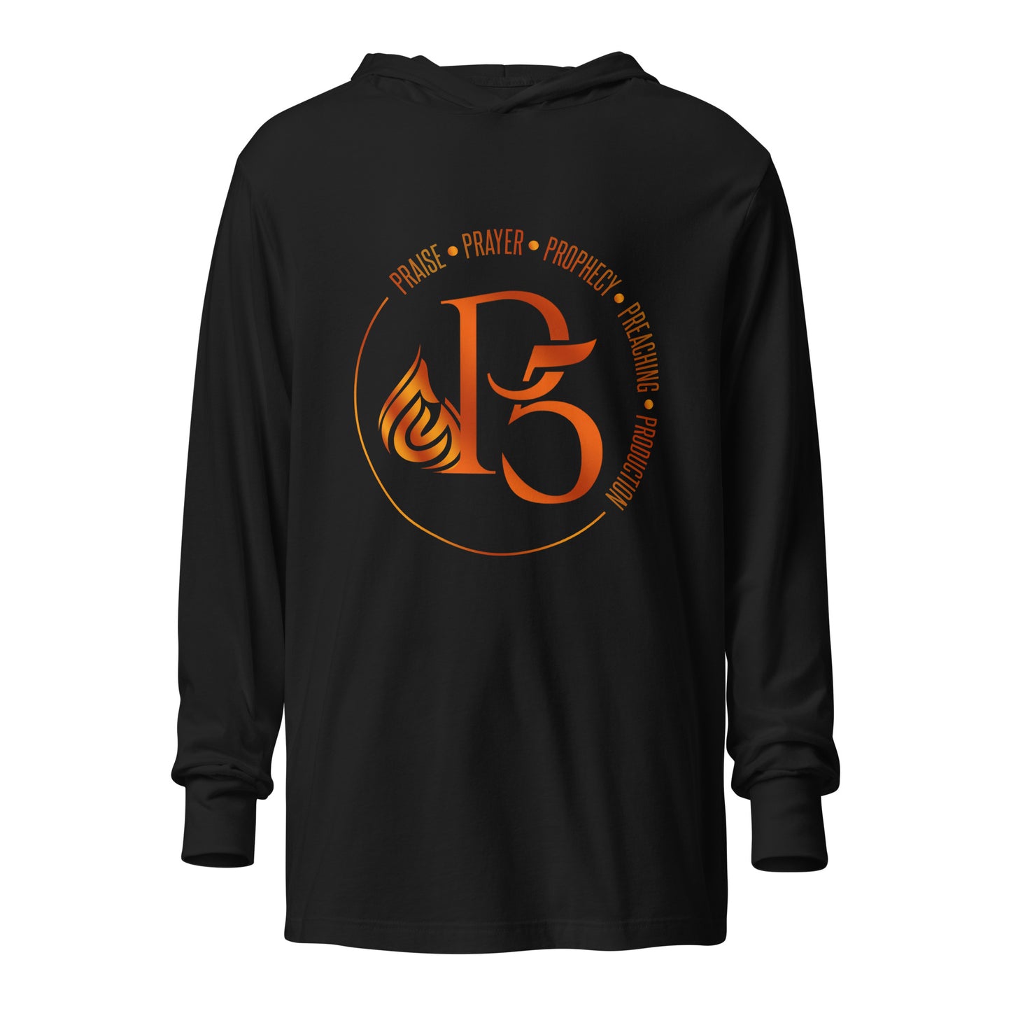 P5 Hooded long-sleeve tee