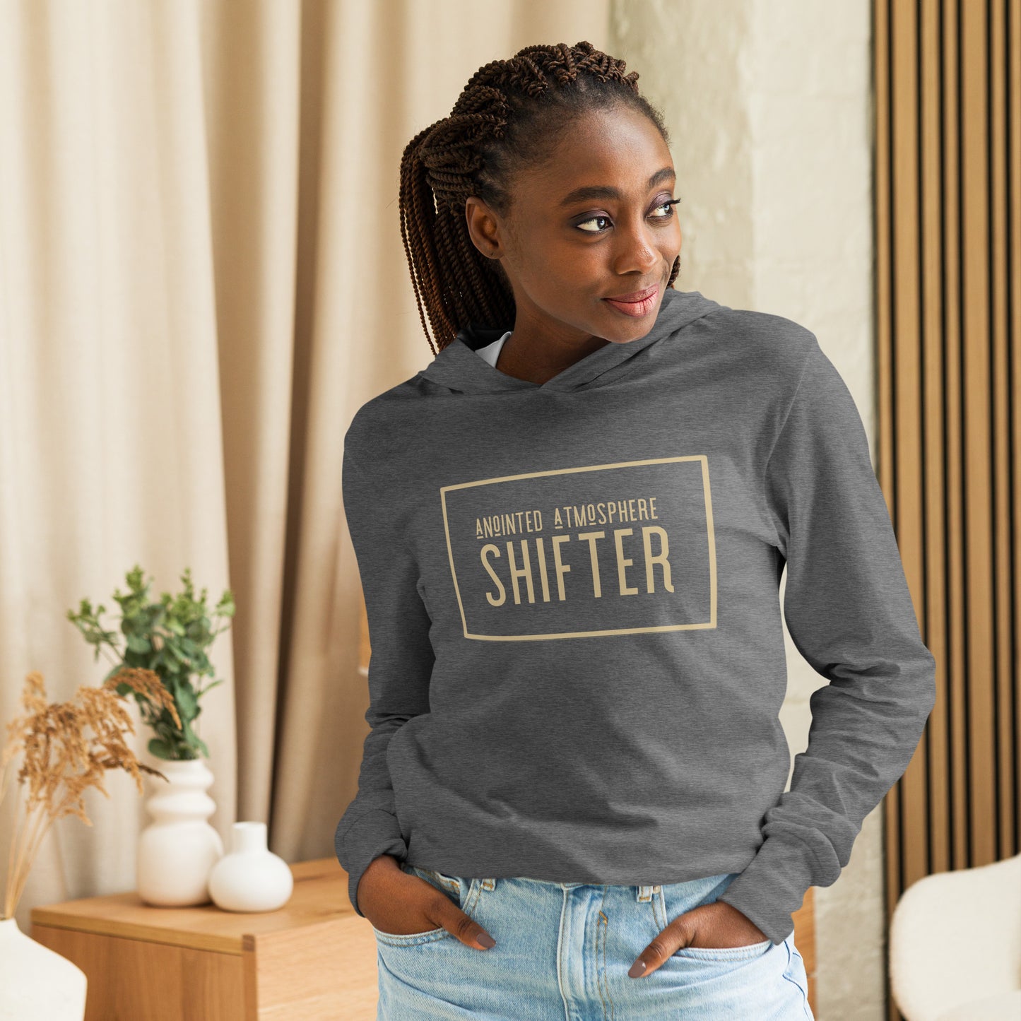Atmosphere Shifter Hooded long-sleeve tee