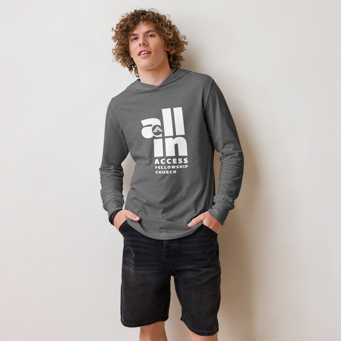 AFC "ALL IN" Hooded long-sleeve tee