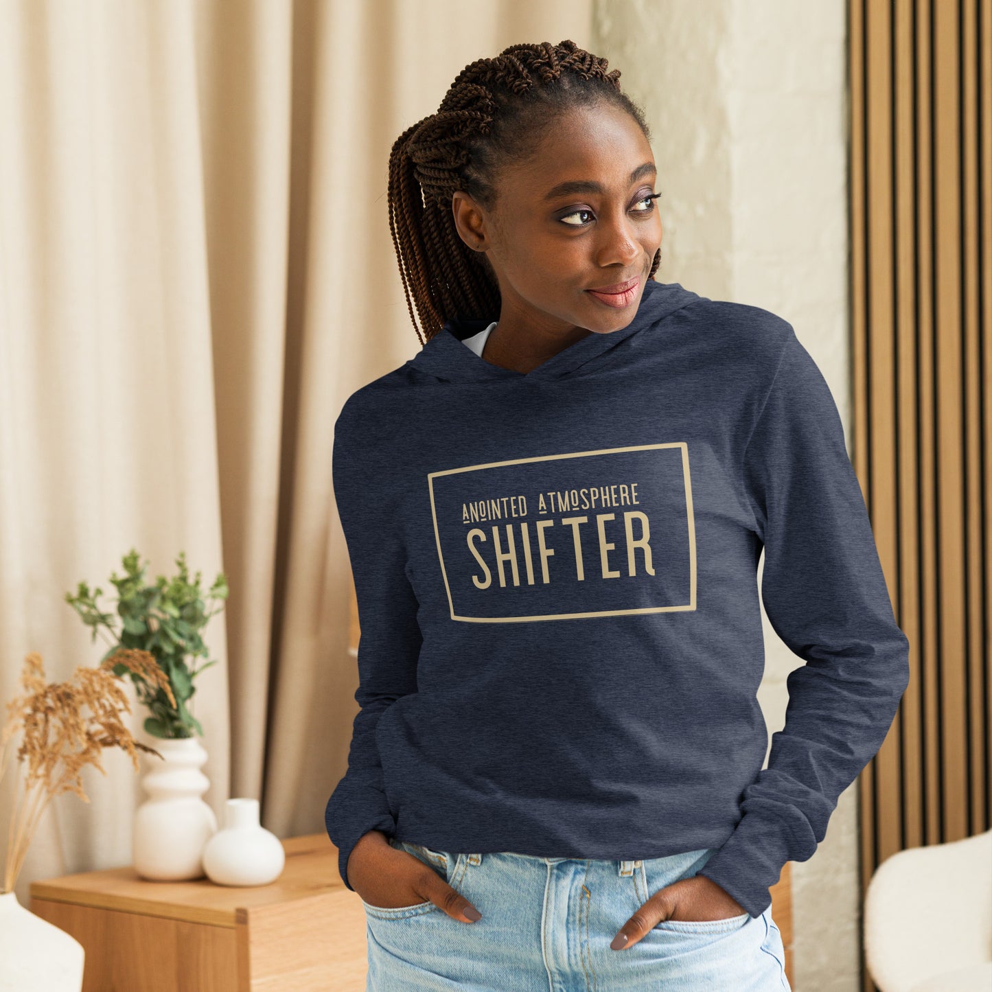 Atmosphere Shifter Hooded long-sleeve tee