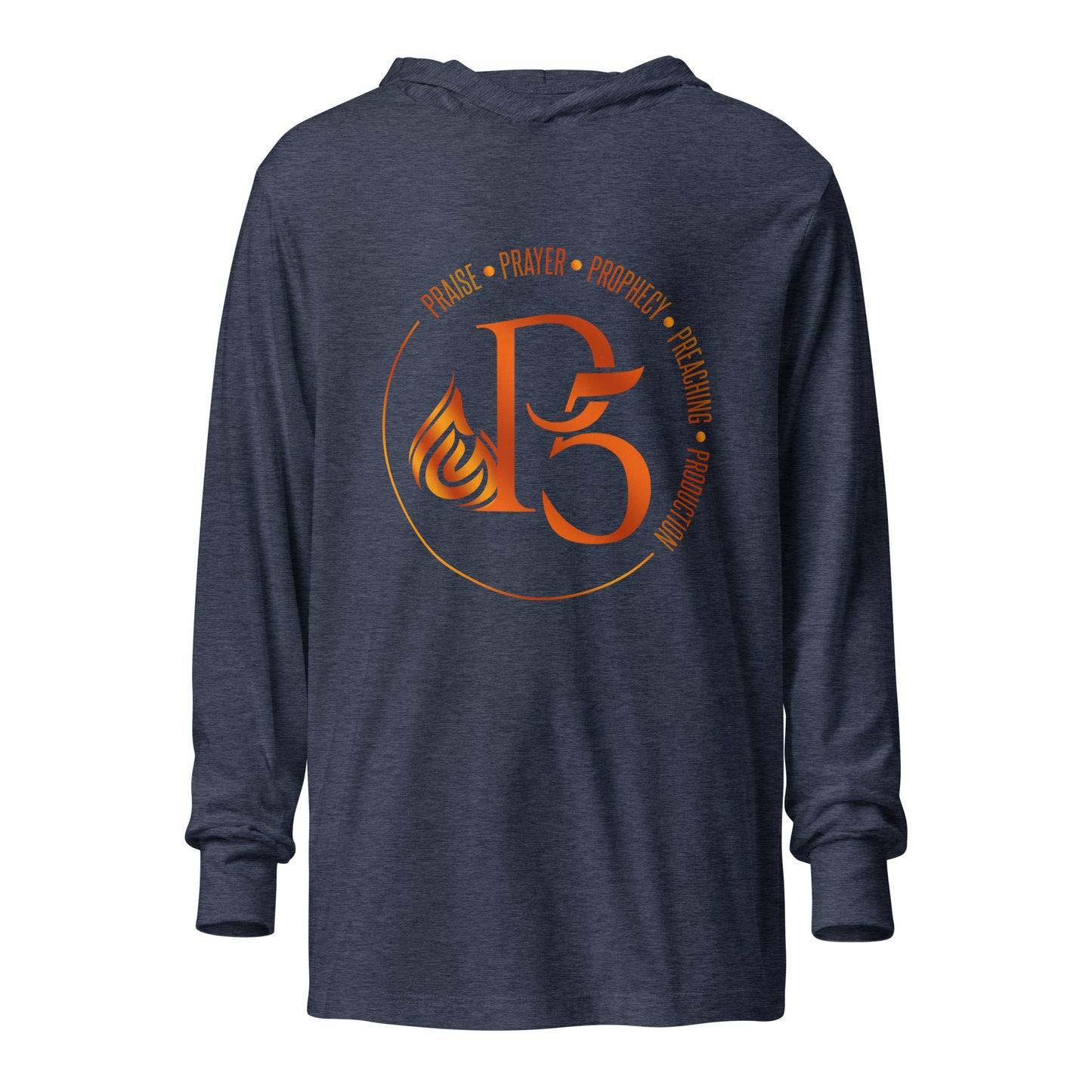 P5 Hooded long-sleeve tee