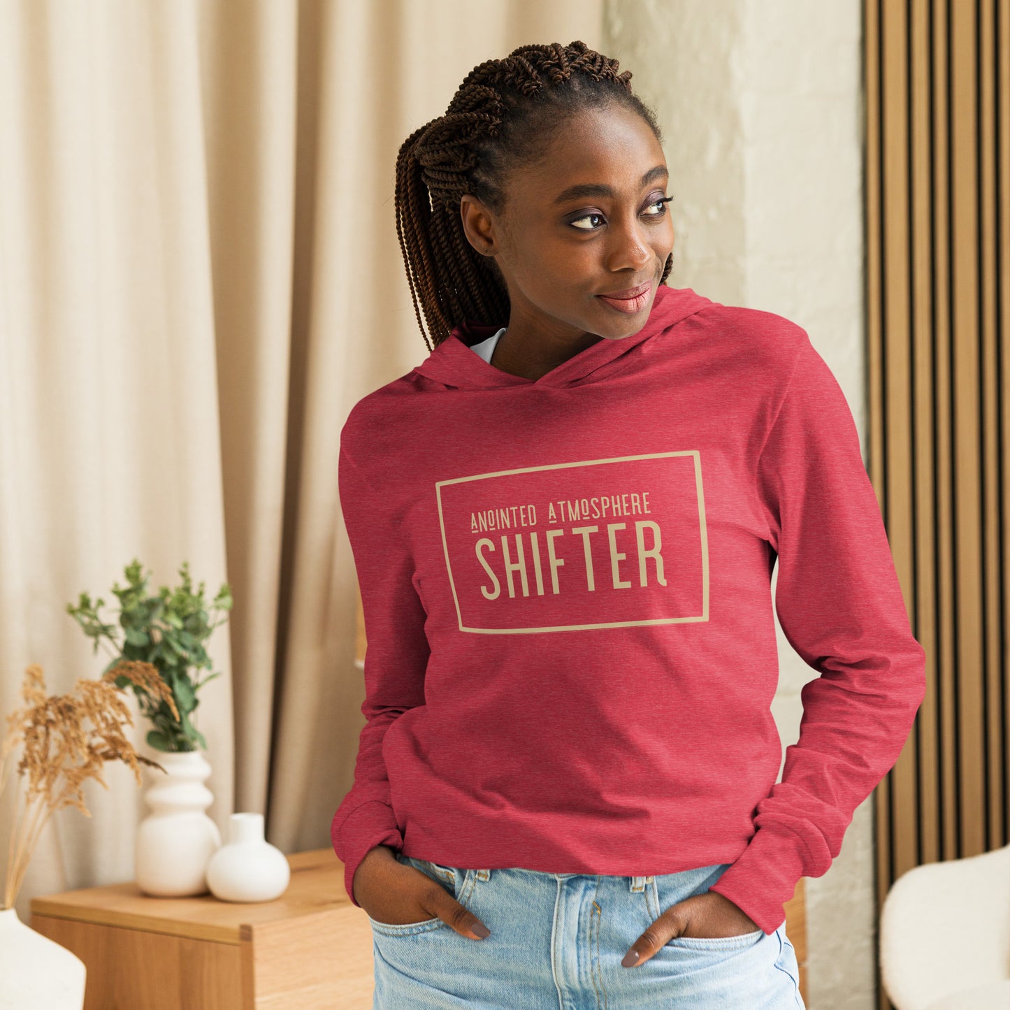 Atmosphere Shifter Hooded long-sleeve tee