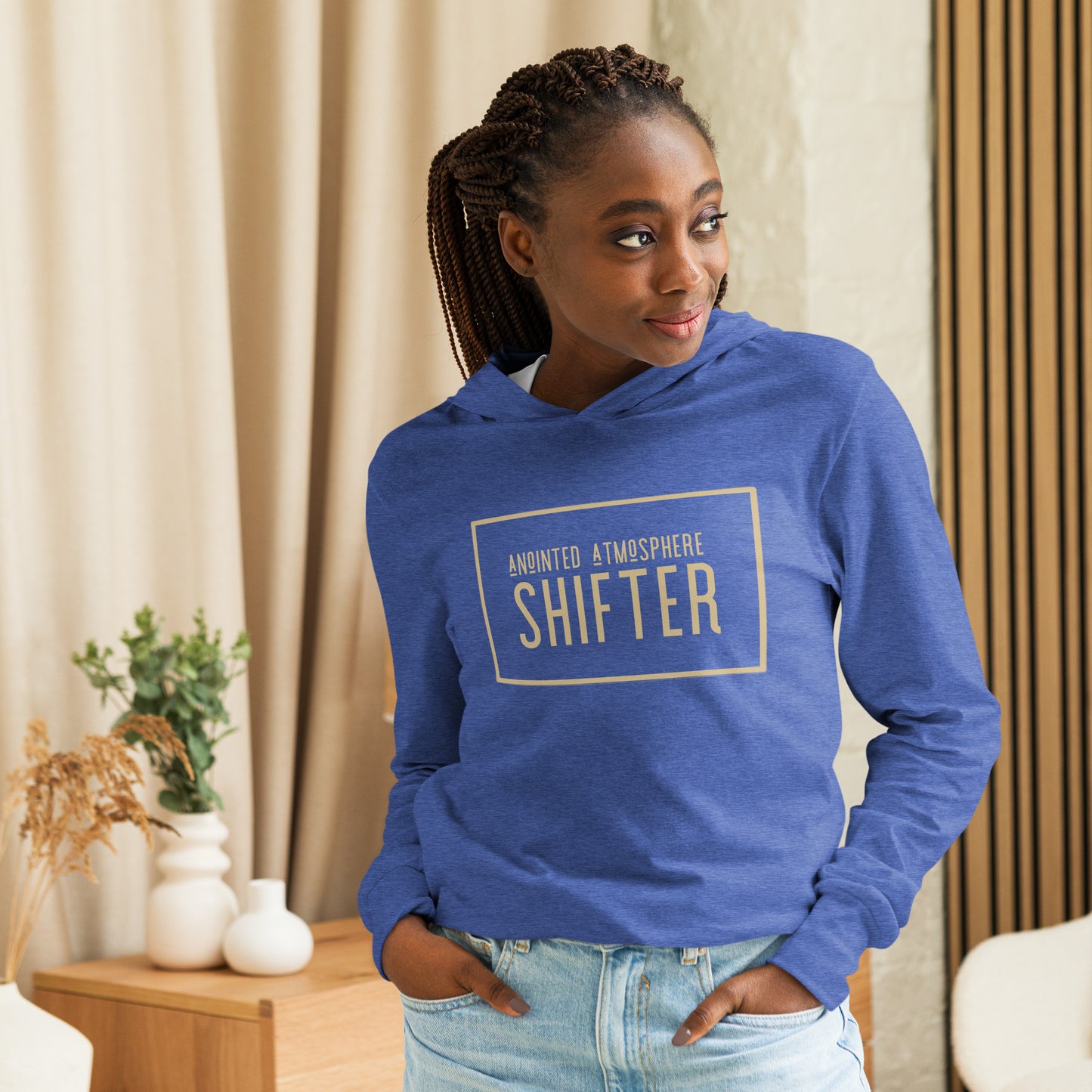 Atmosphere Shifter Hooded long-sleeve tee