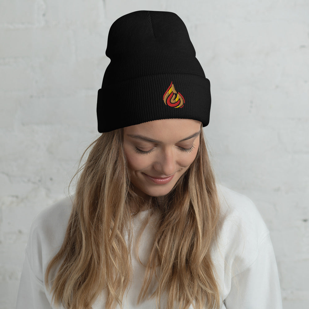 Fire Logo Cuffed Beanie