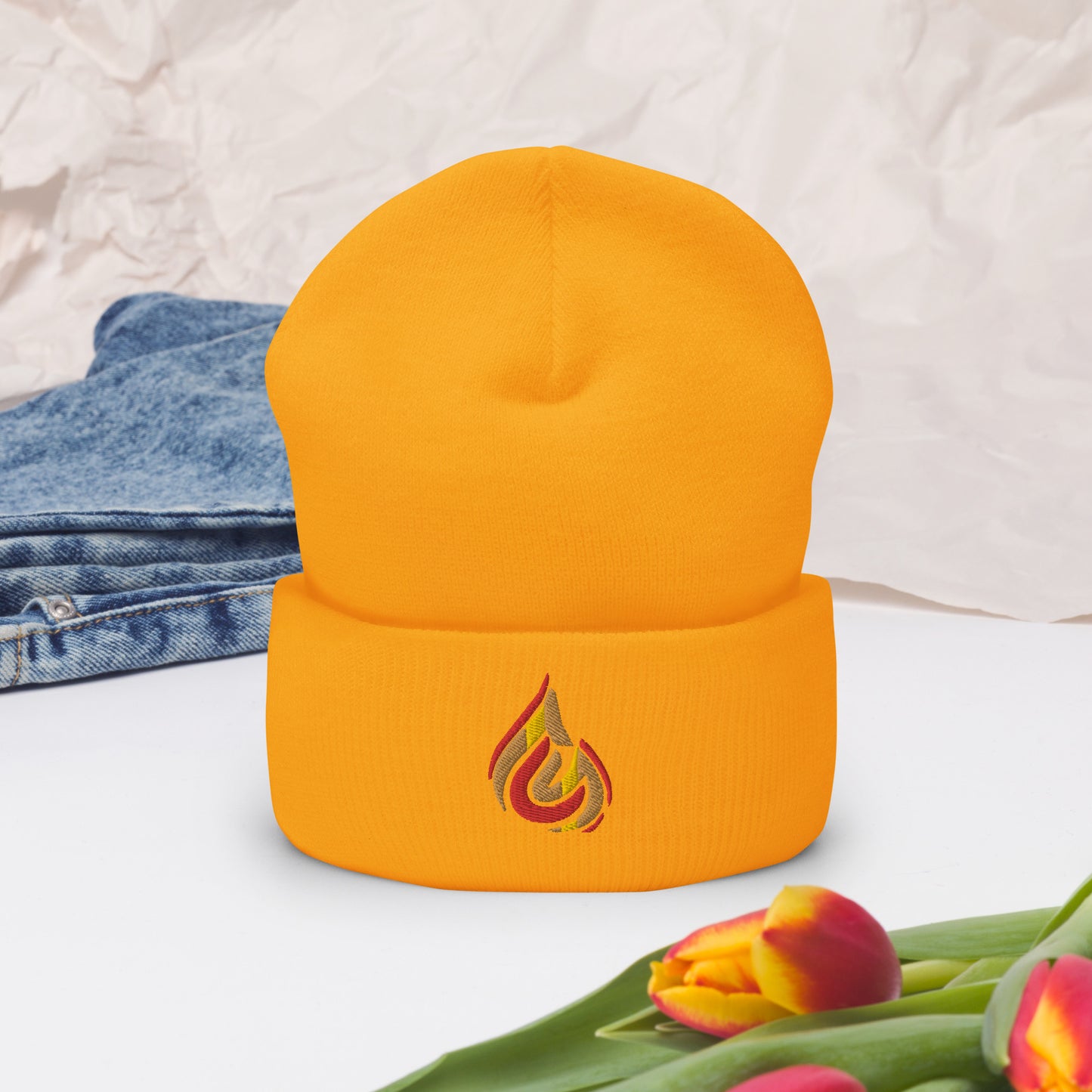 Fire Logo Cuffed Beanie