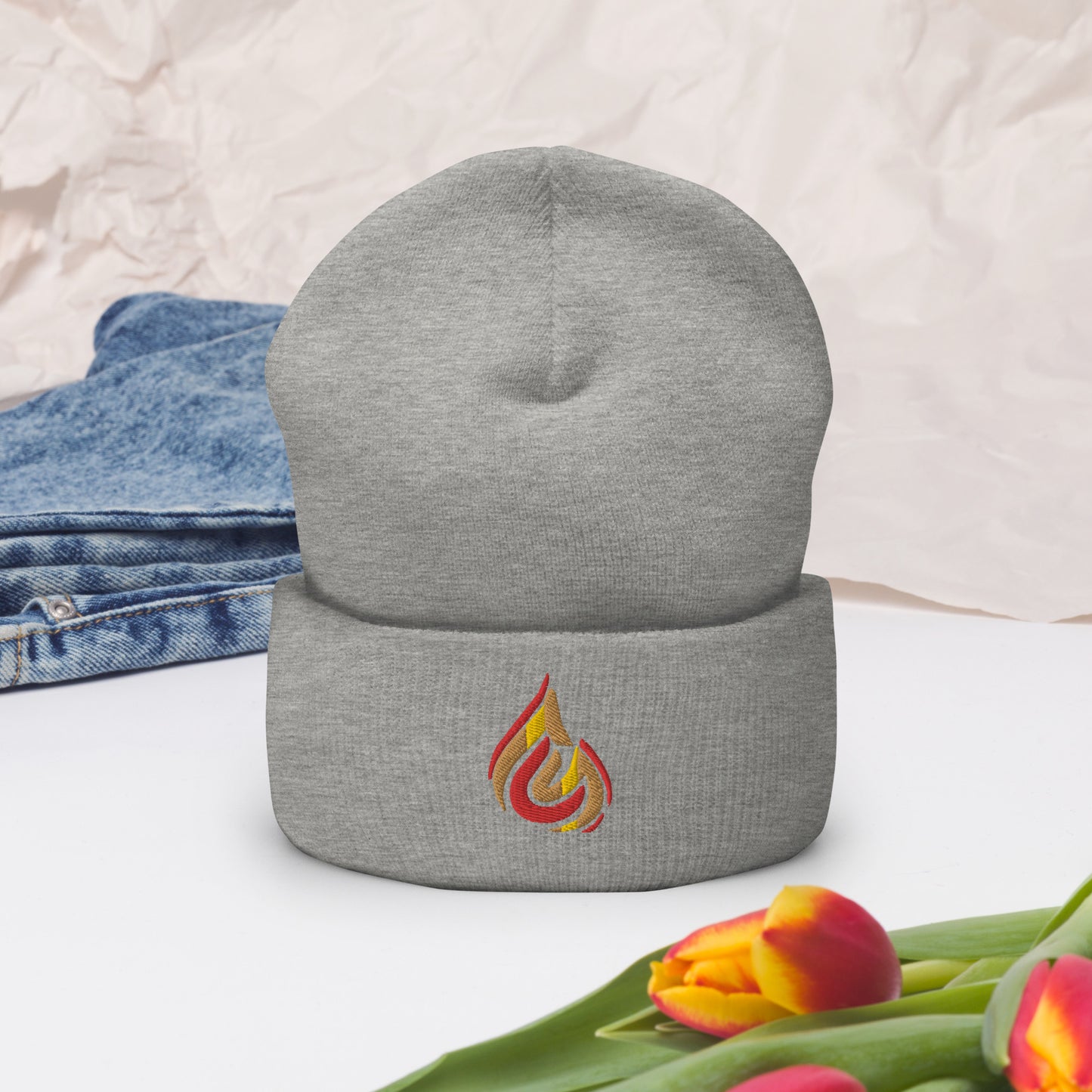 Fire Logo Cuffed Beanie