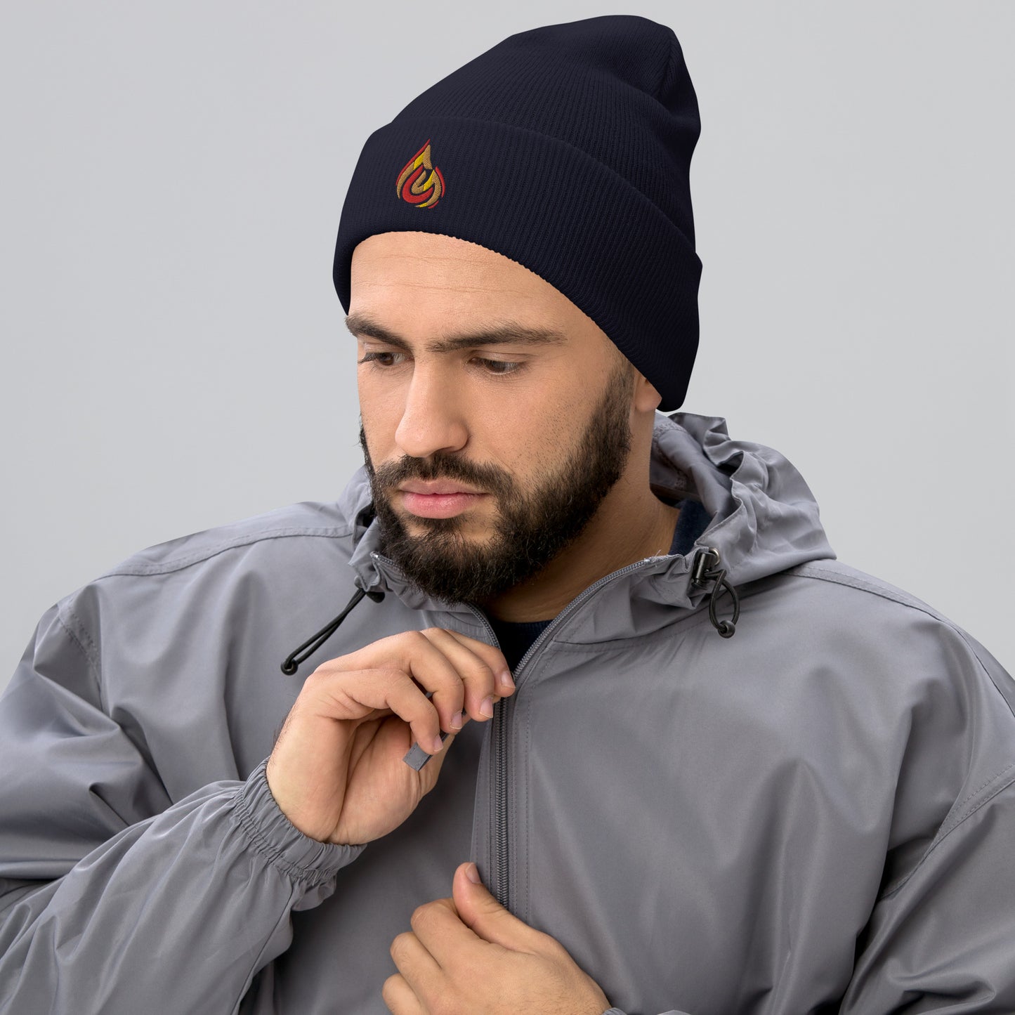 Fire Logo Cuffed Beanie