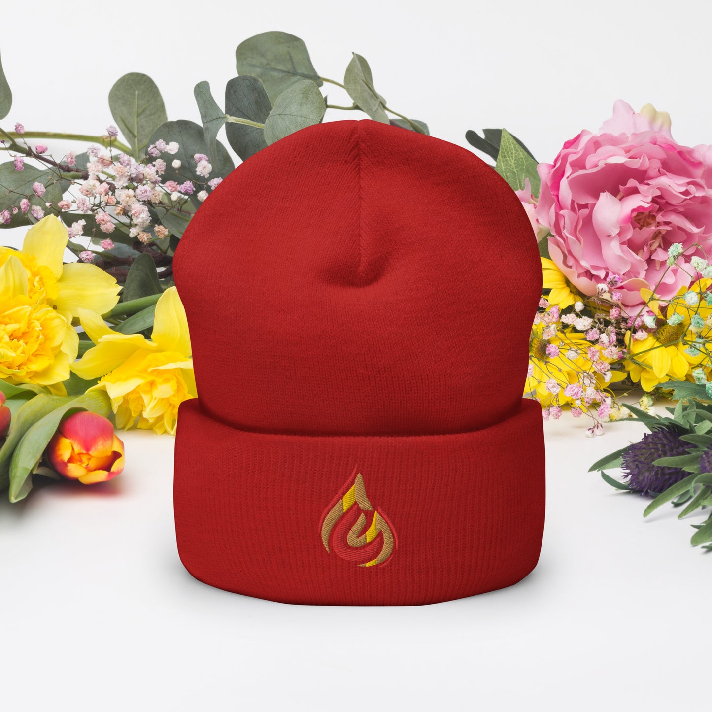 Fire Logo Cuffed Beanie