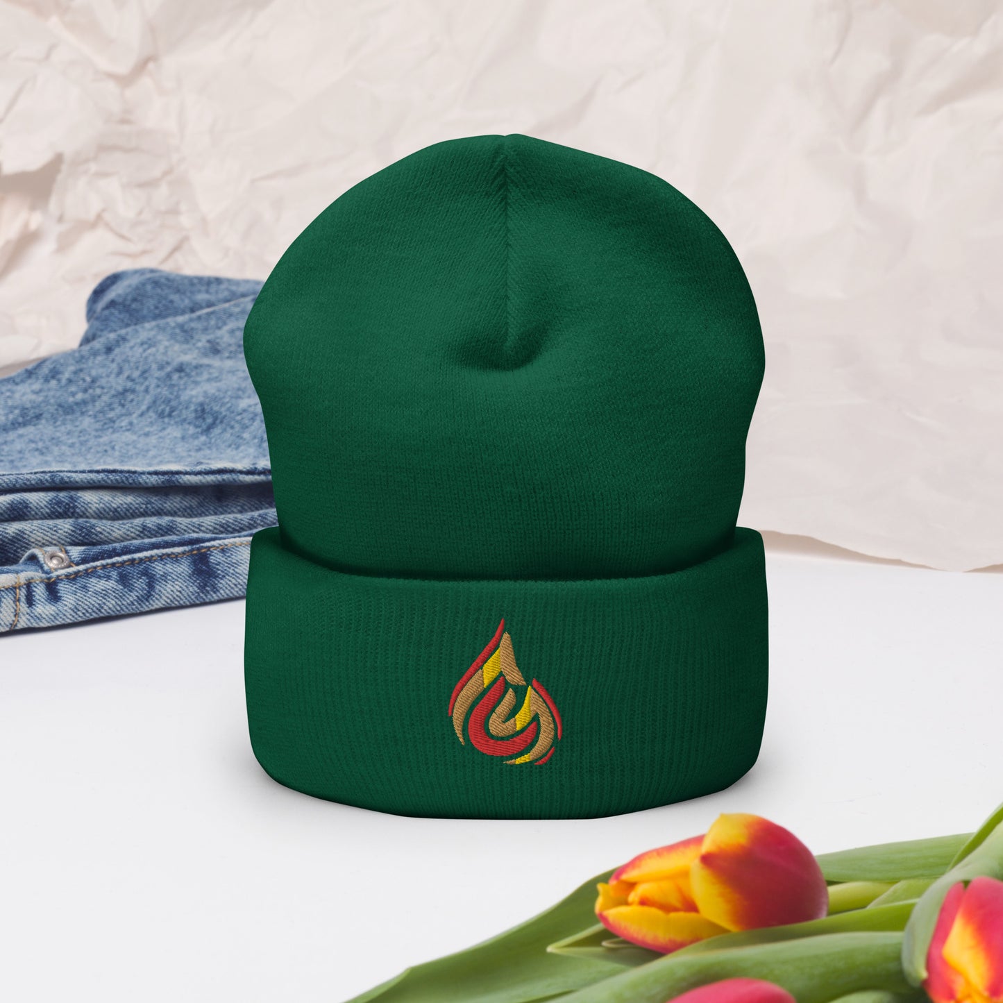 Fire Logo Cuffed Beanie