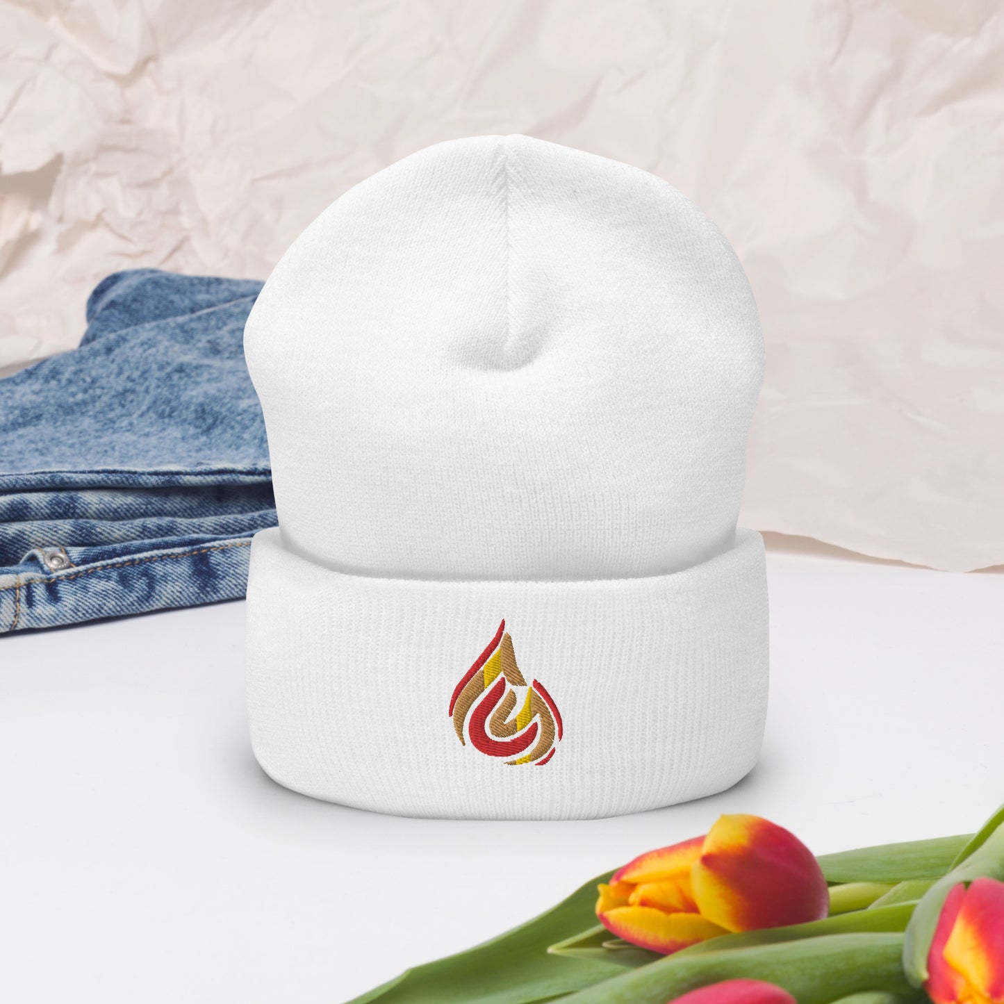 Fire Logo Cuffed Beanie
