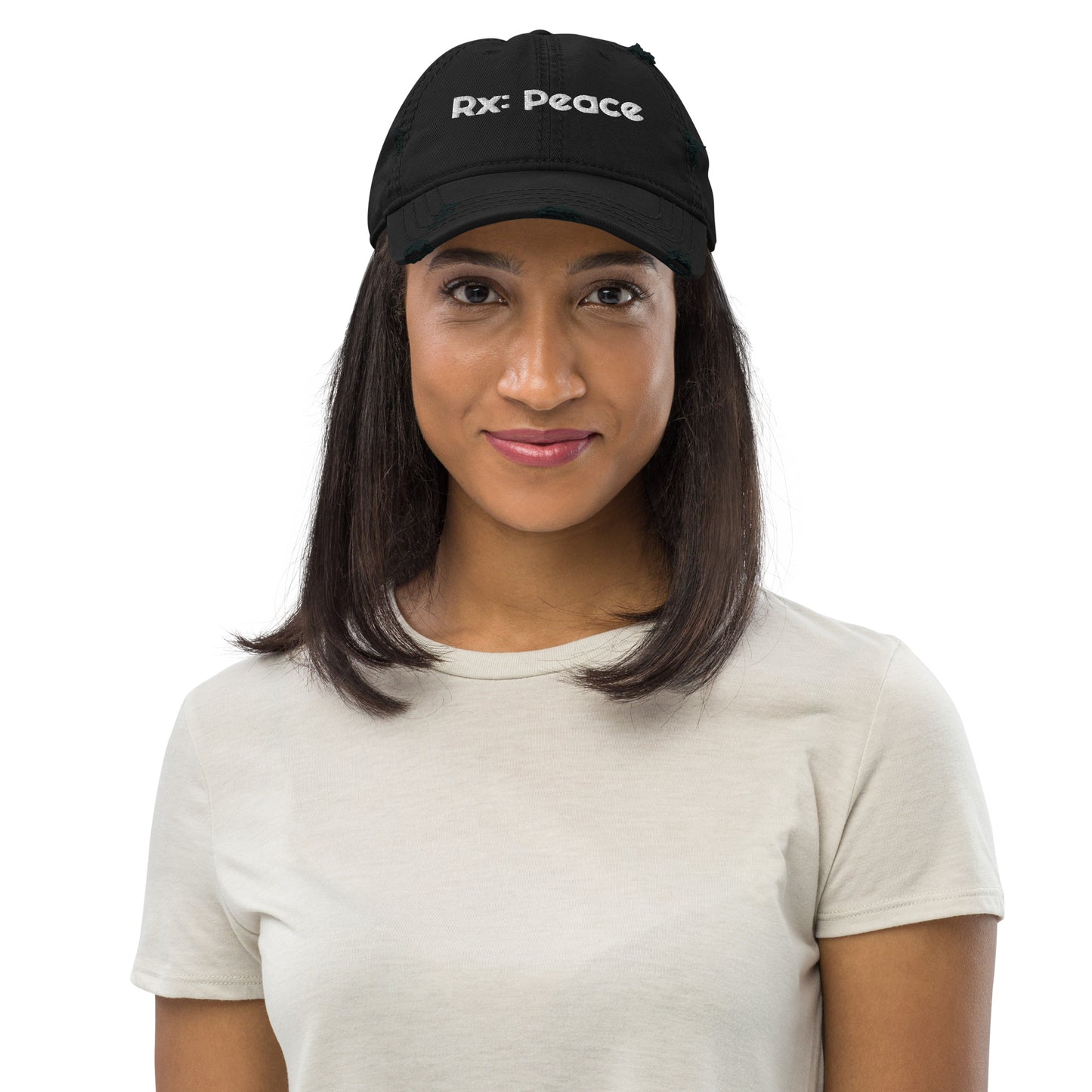 Rx: Peace Distressed Dad Hat