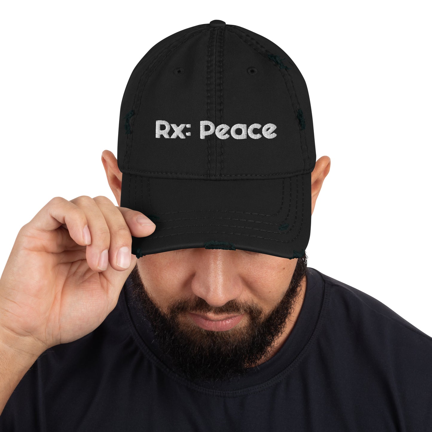 Rx: Peace Distressed Dad Hat