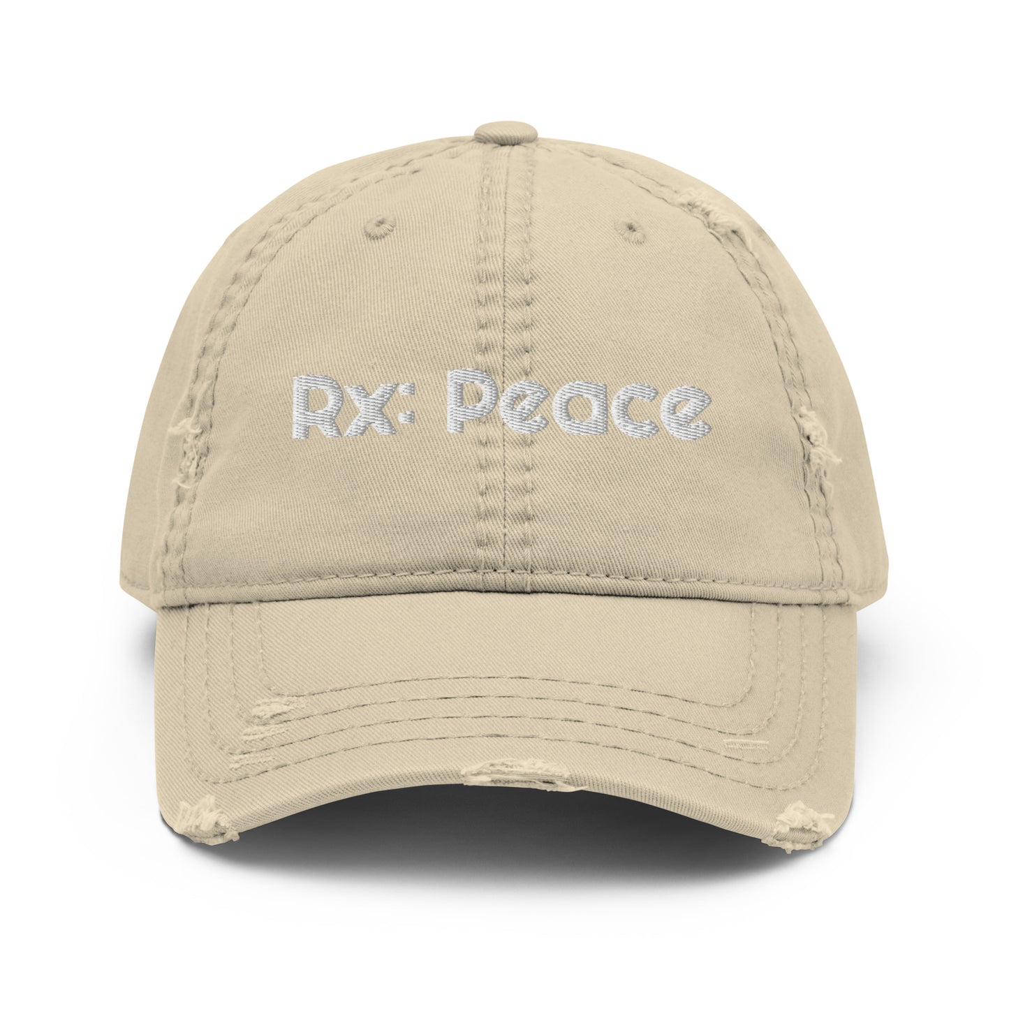 Rx: Peace Distressed Dad Hat