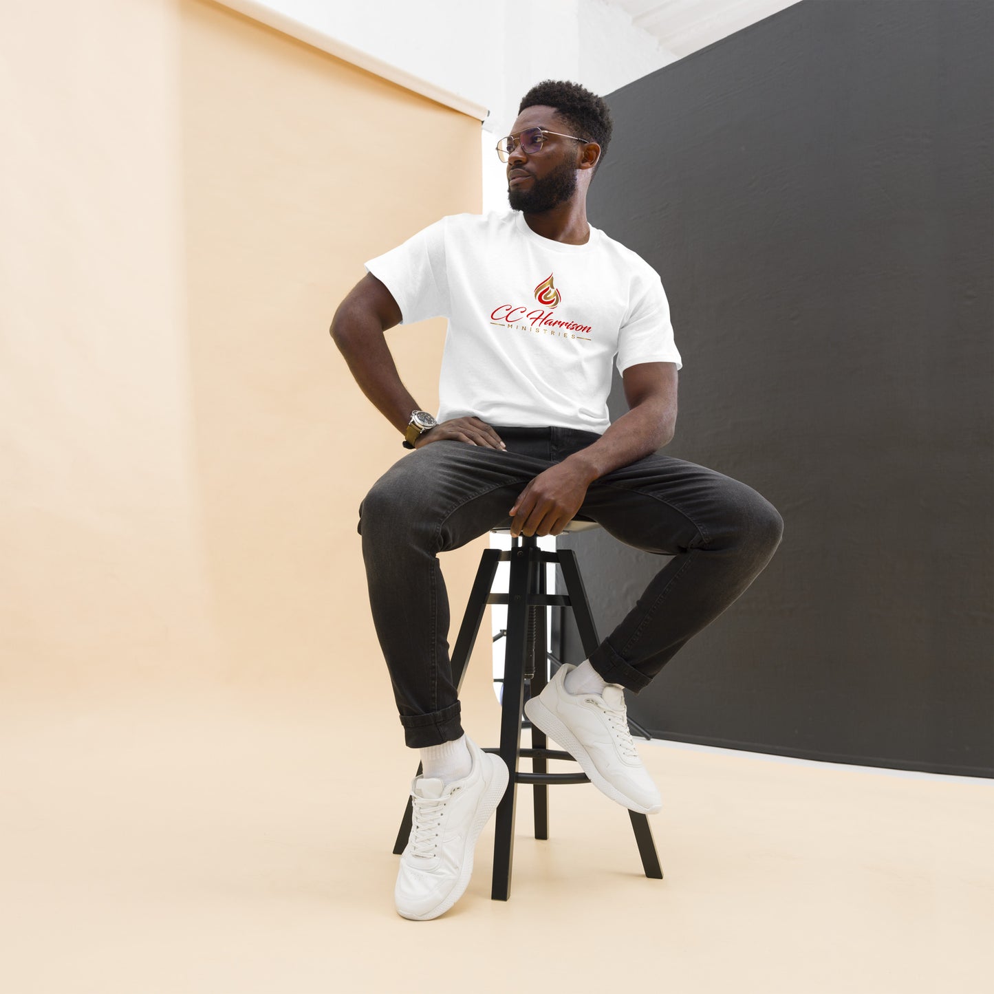 CC Harrison Ministries Logo Men's classic tee