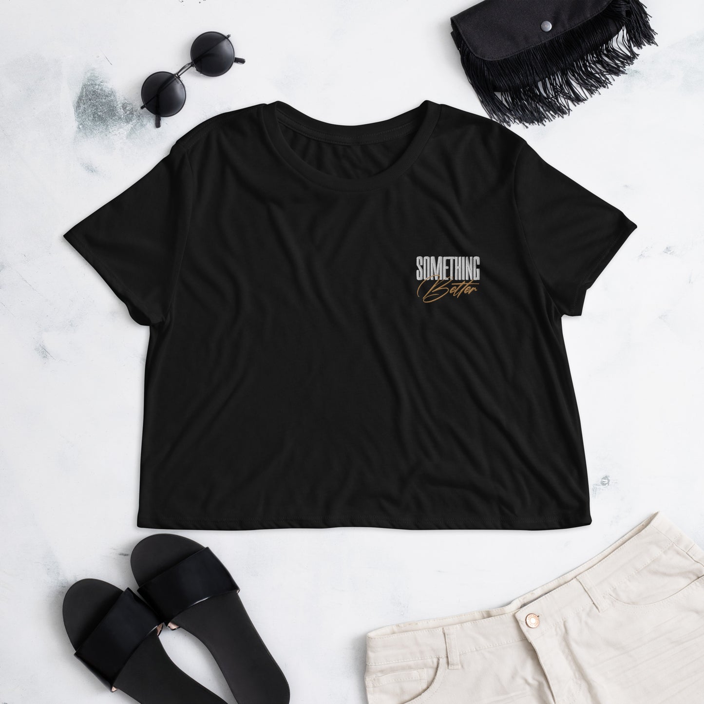 Something Better Crop Tee