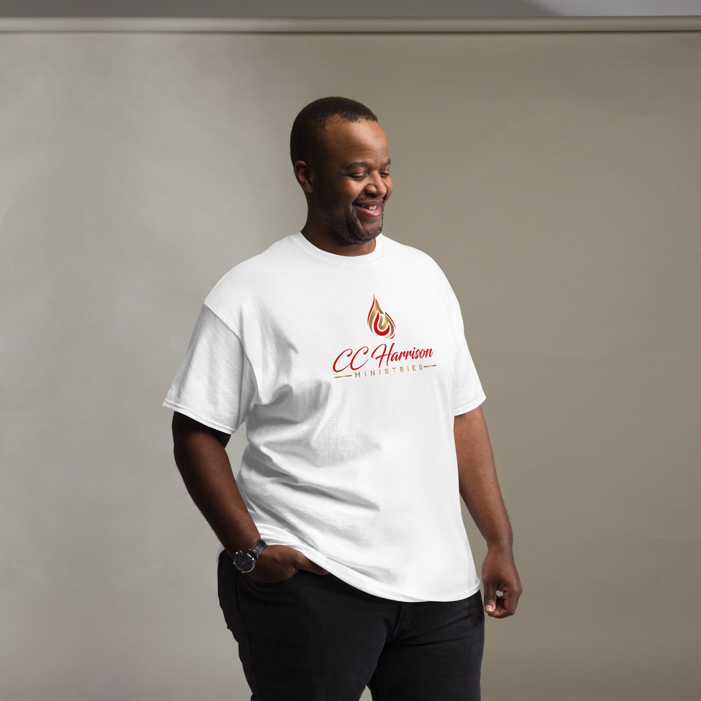 CC Harrison Ministries Logo Men's classic tee