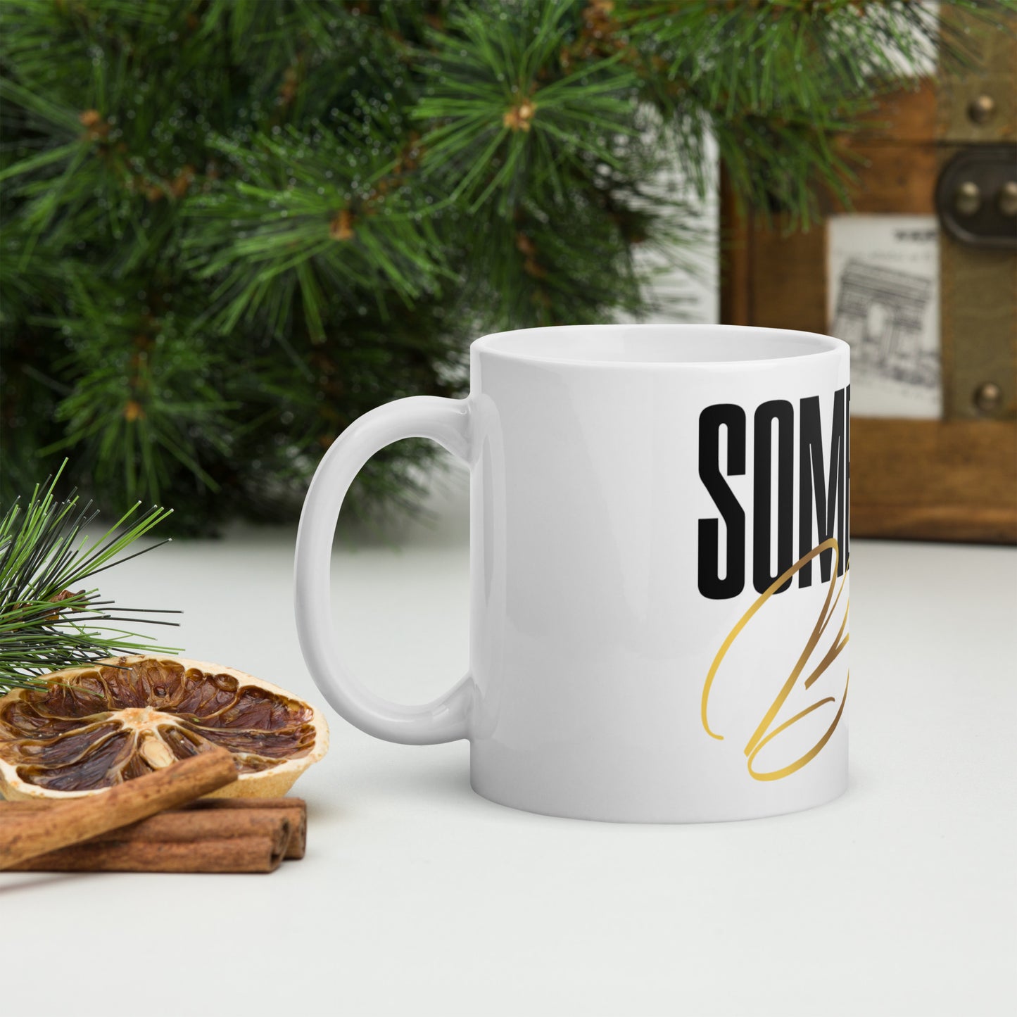 Something Better White glossy mug