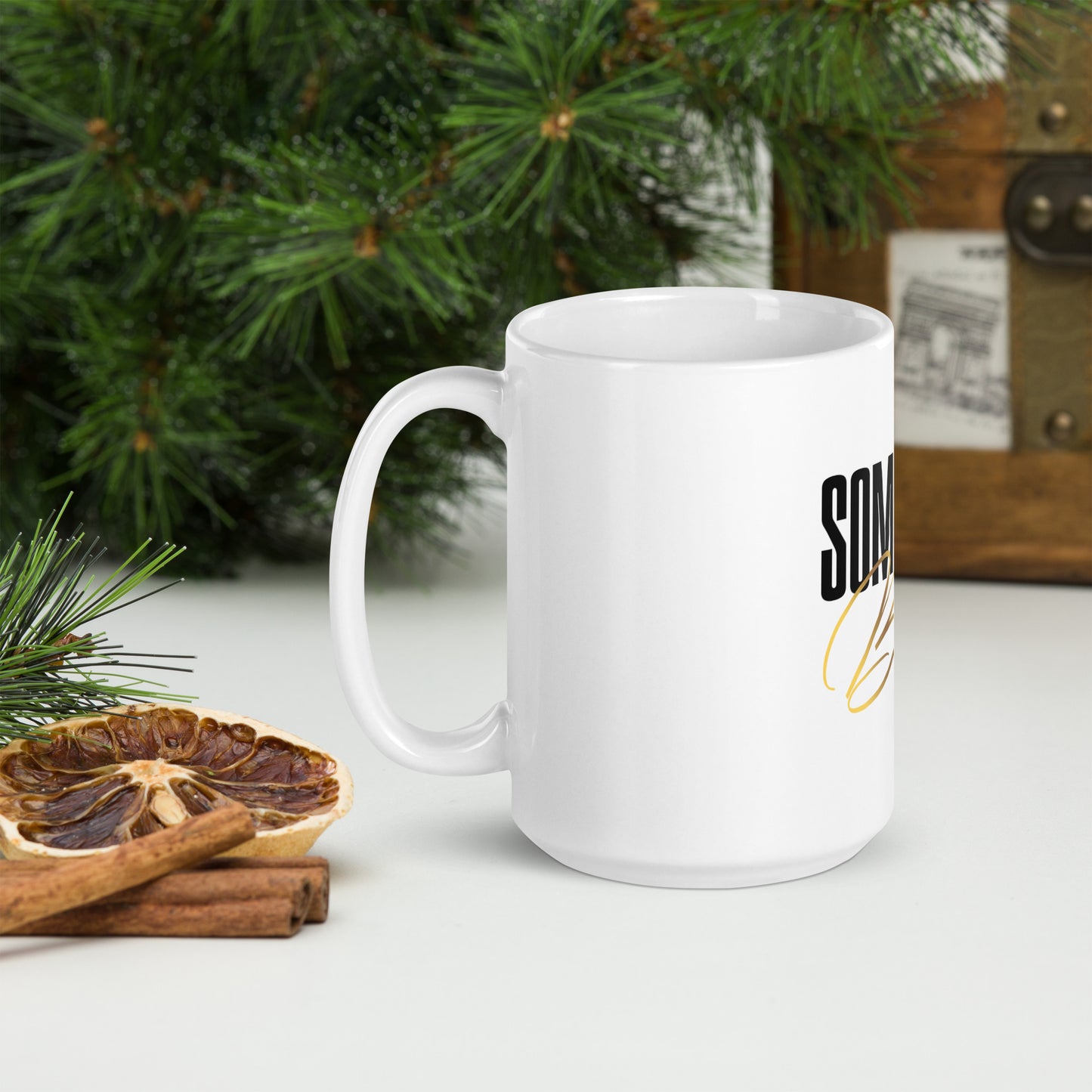 Something Better White glossy mug